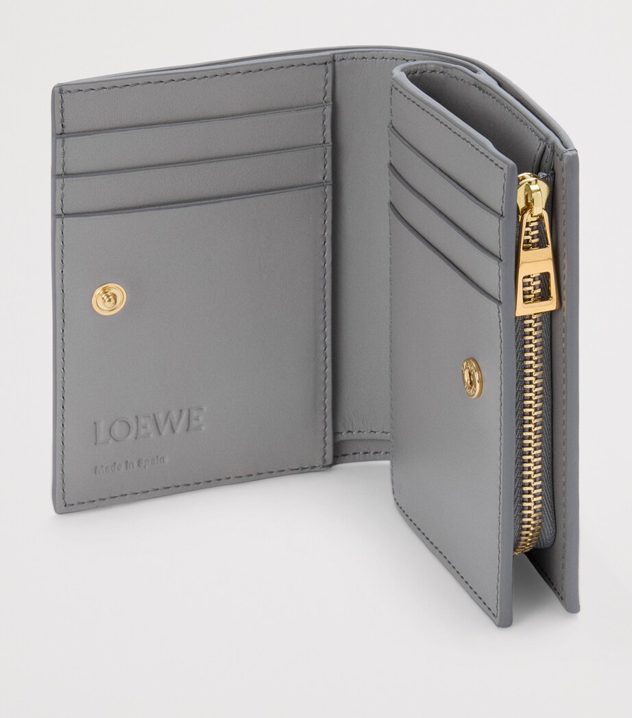 LOEWE Leather Landscape Wallet Sparkling Grey Image 4