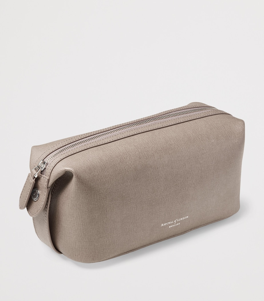Leather Mount Street Wash Bag - Image 1