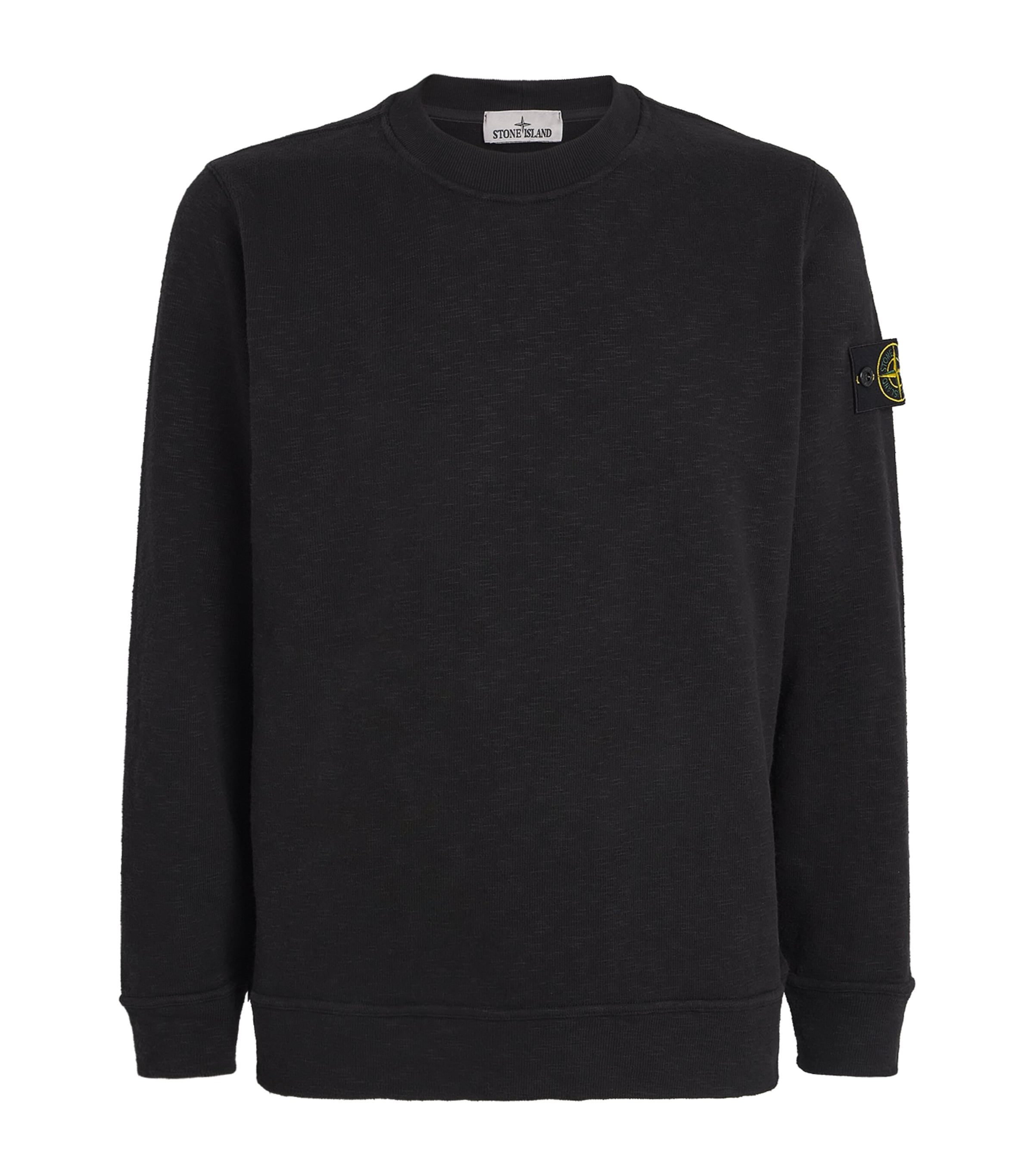 Stone Island Cotton Compass Logo Sweatshirt | Men Clothing | Sweatshirts & Hoodies | Designers | Stone Island