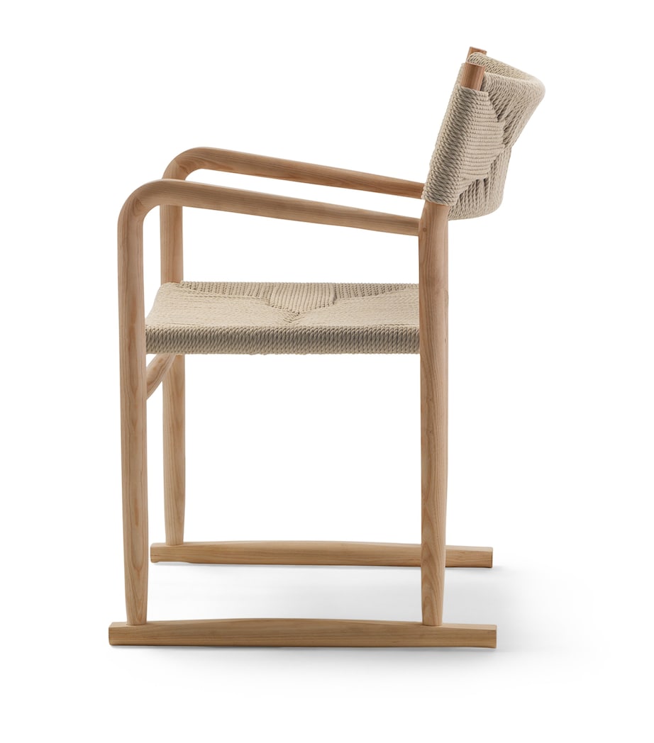 Iroko Kim Outdoor Dining Chair BROWN Image 2