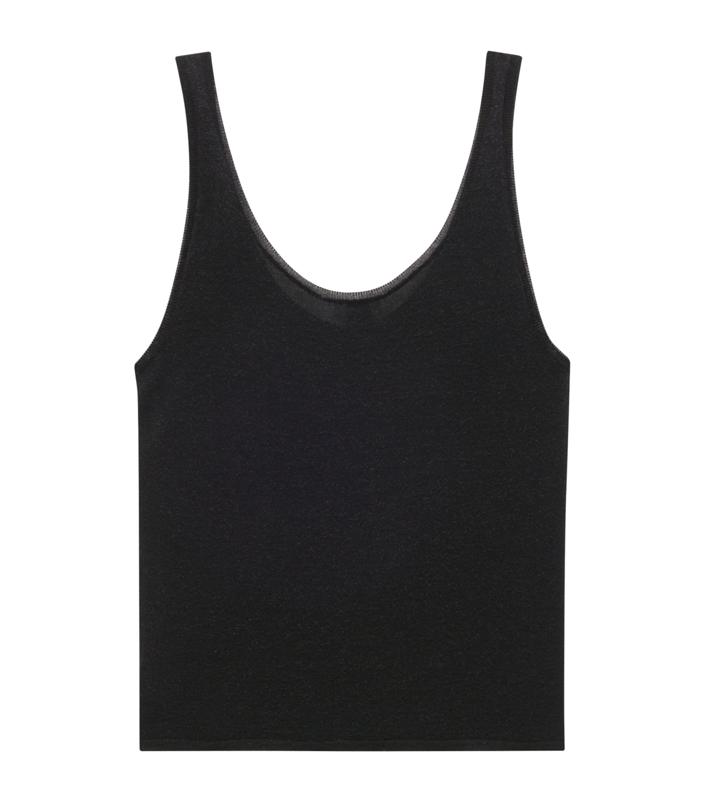 Lamé Knit Tank Top 1001 Image 2