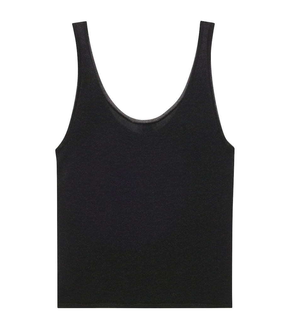 Lamé Knit Tank Top 1001 Image 2