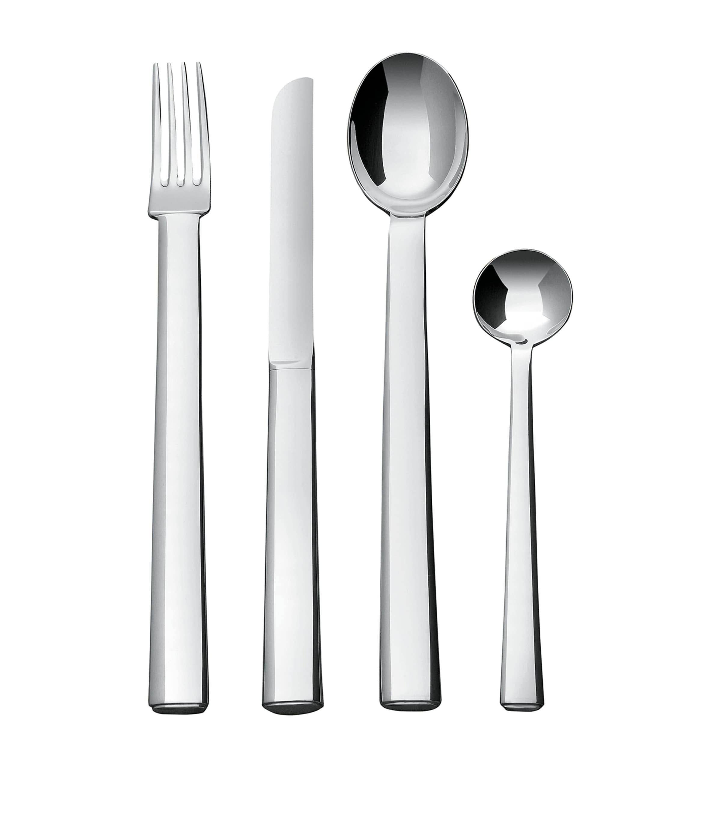 Alessi Rundes Modell 24-piece Cutlery Set
