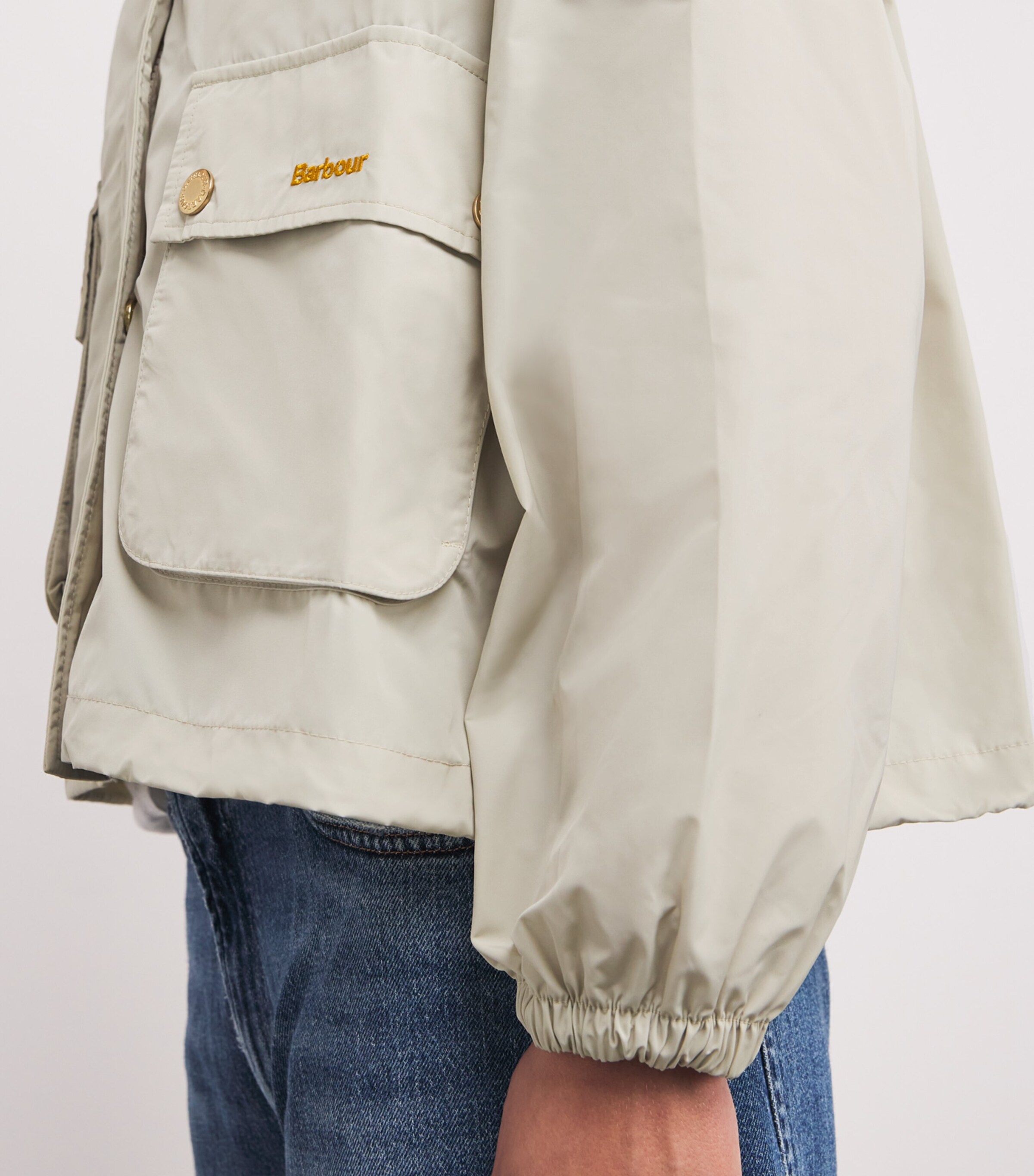 Mae Showerproof Jacket STONE/ANCIENT TARTAN Image 6