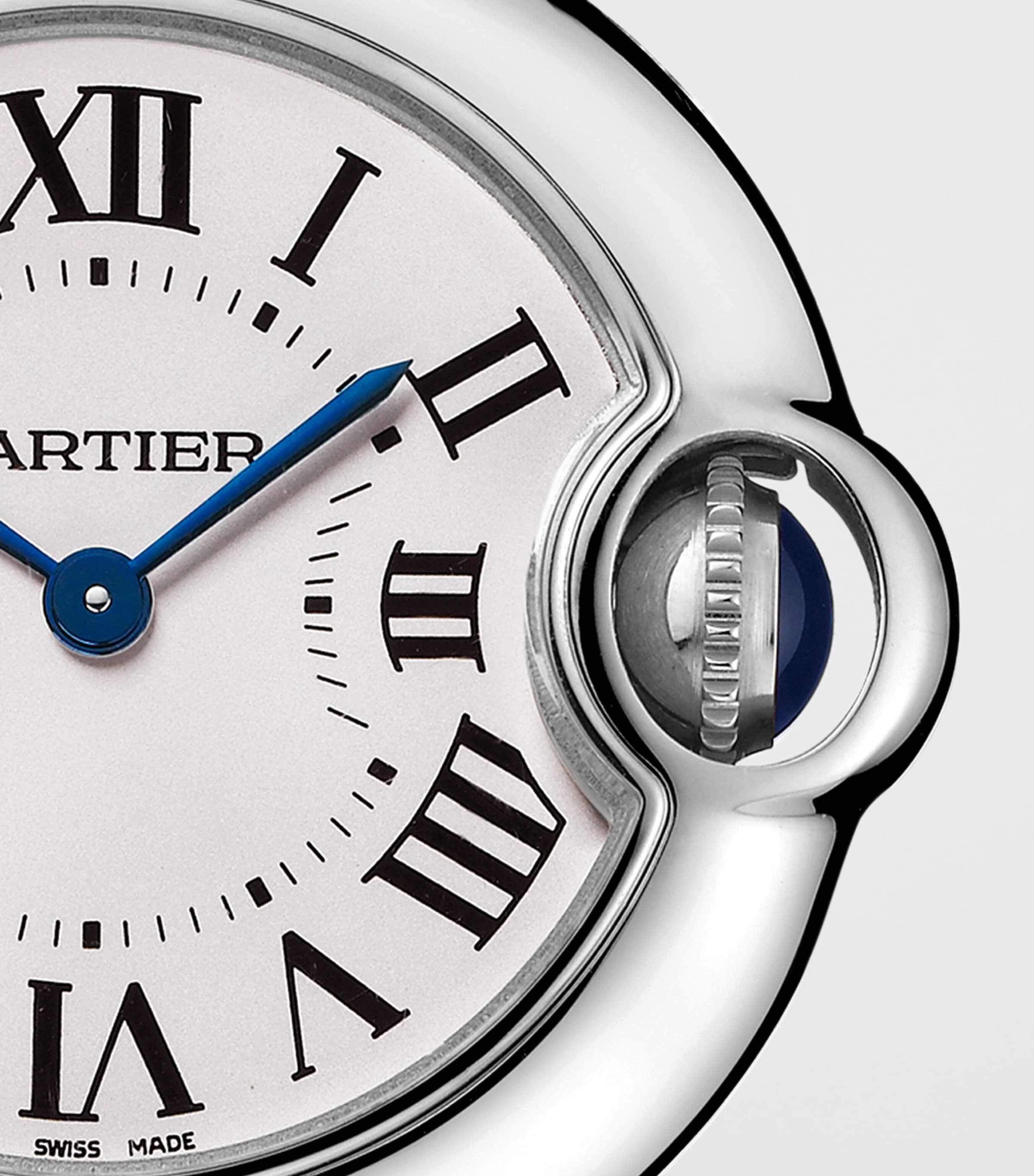 Stainless Steel Ballon Bleu de Cartier Watch 28mm SILVER Image 7