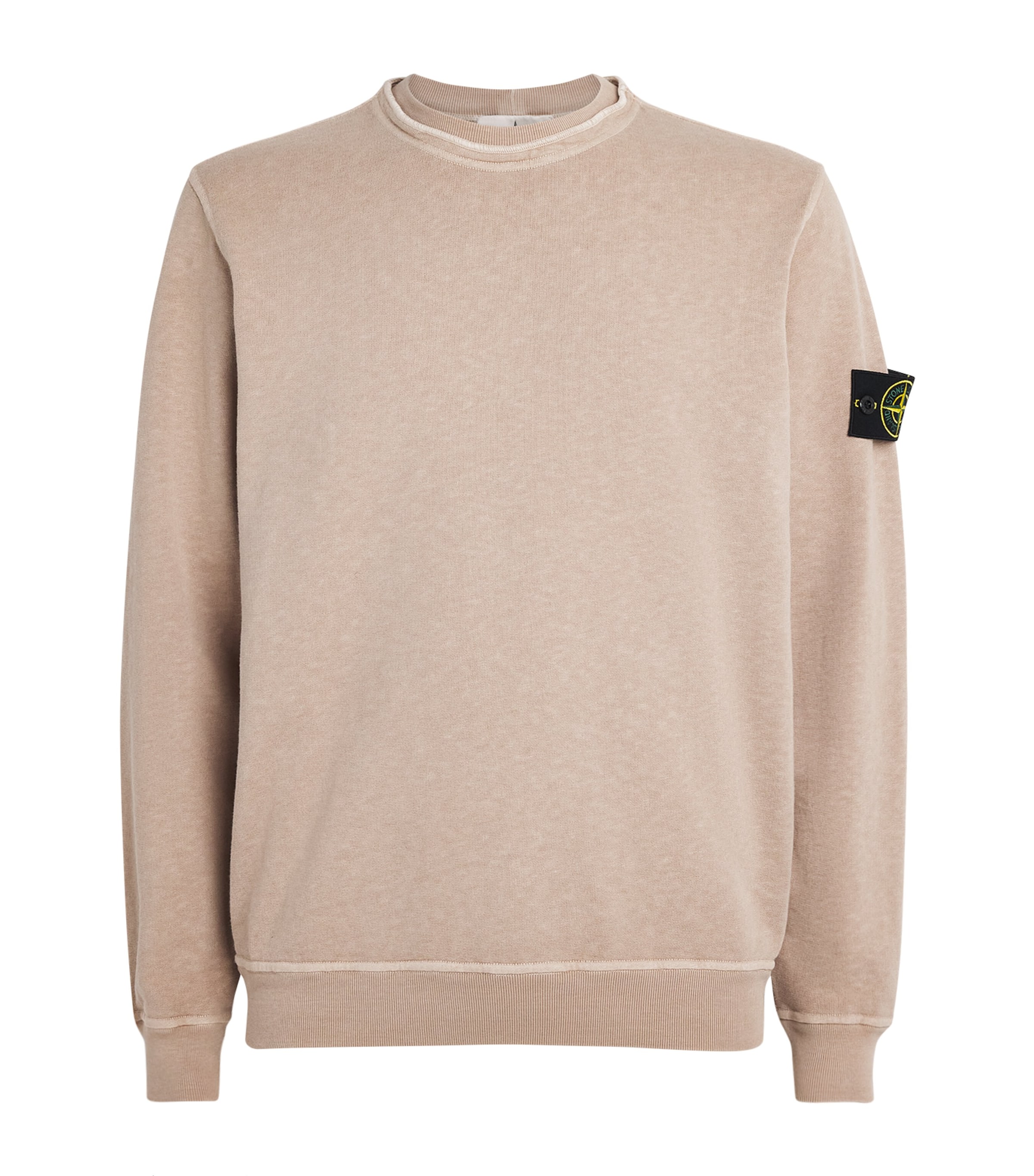 Stone Island Mens Cotton Faded Sweatshirt Image 1