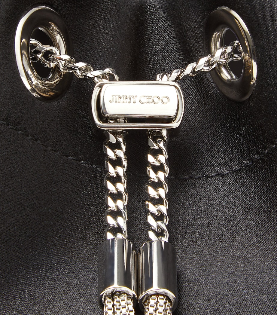 Bon Bon Top-Handle Bag BLACK/CRYSTAL Image 6