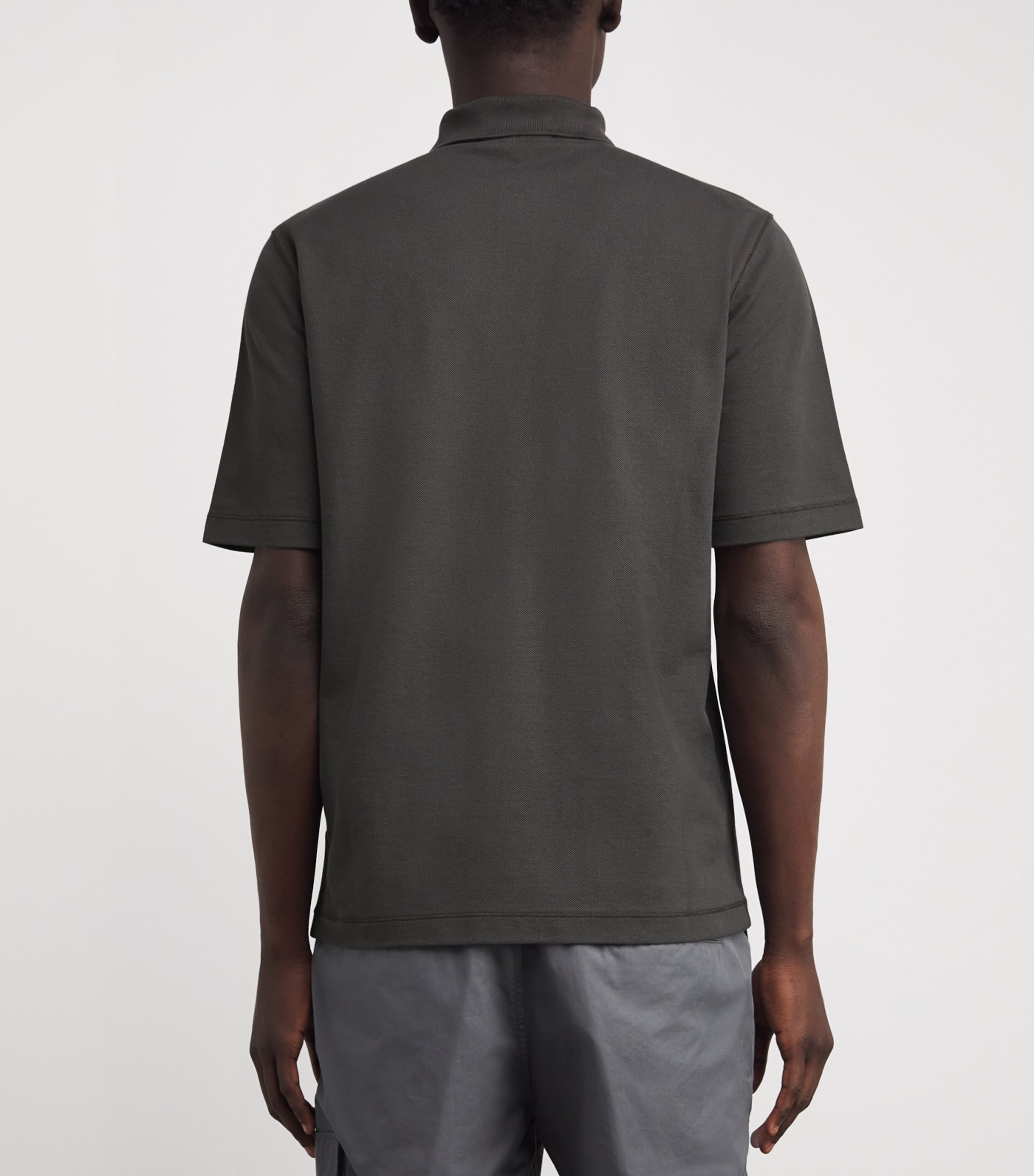 Piqué Cotton Polo Shirt V0062 Image 4