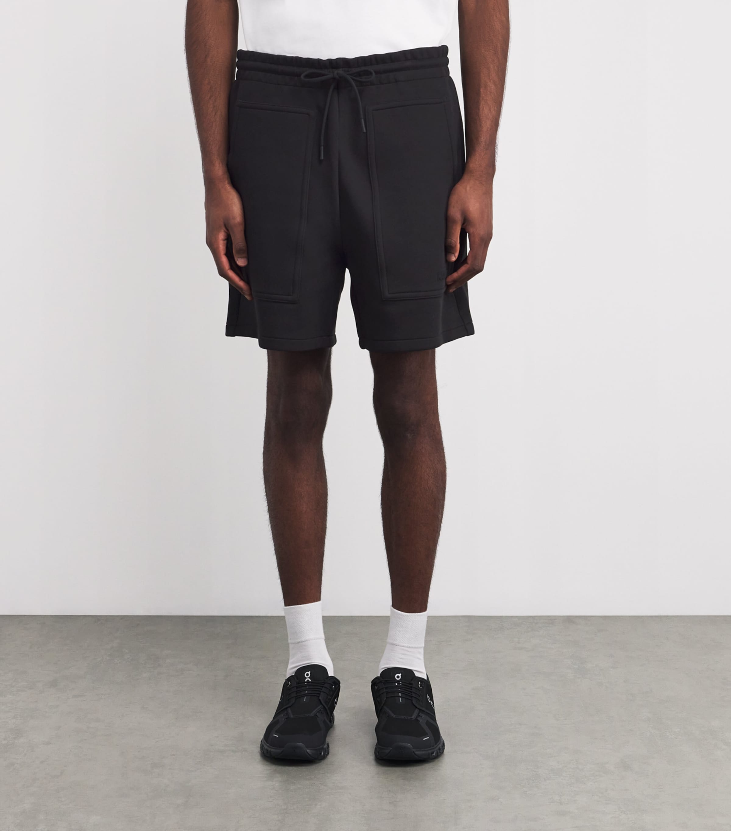 Double-Face Elwood-R Sweatshorts BLACK Image 3