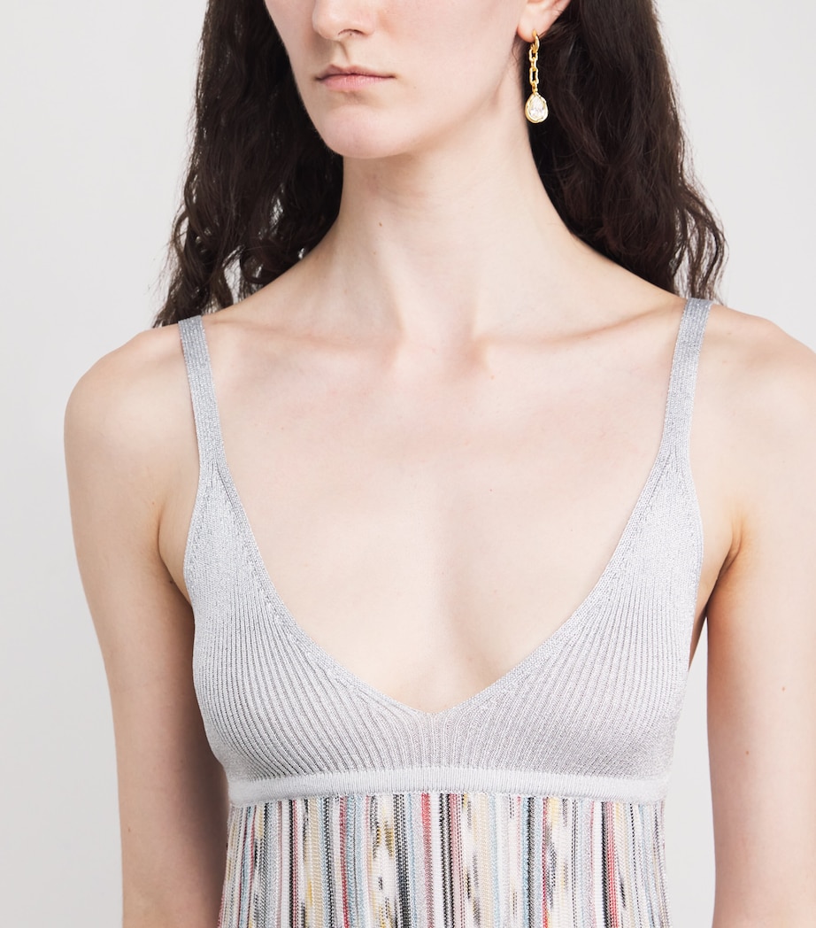 Stripe Maxi Dress SM9ZZ LIGHT TONES Image 4