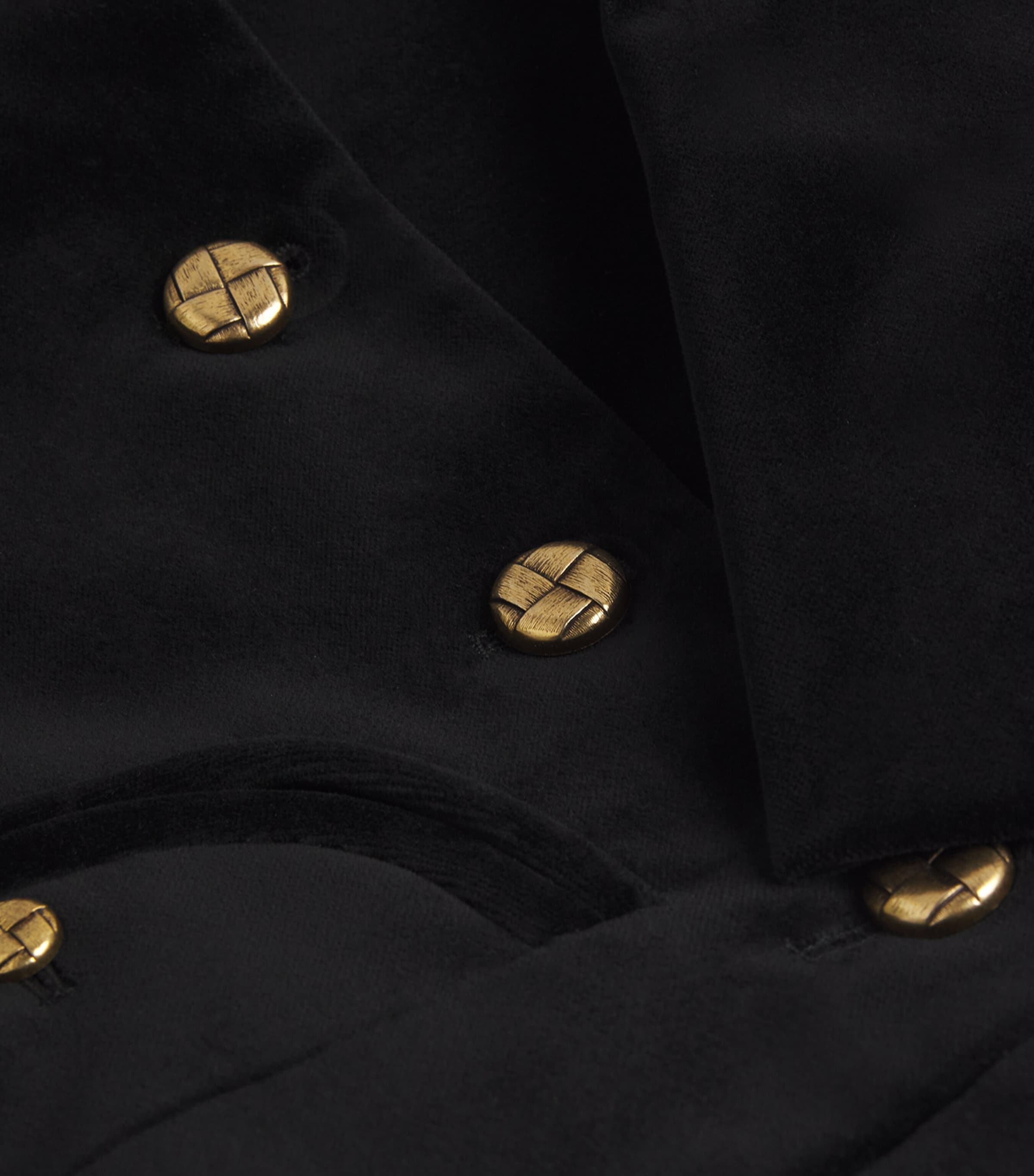 Velvet Shamo Bolero Jacket 0001 BLACK Image 5