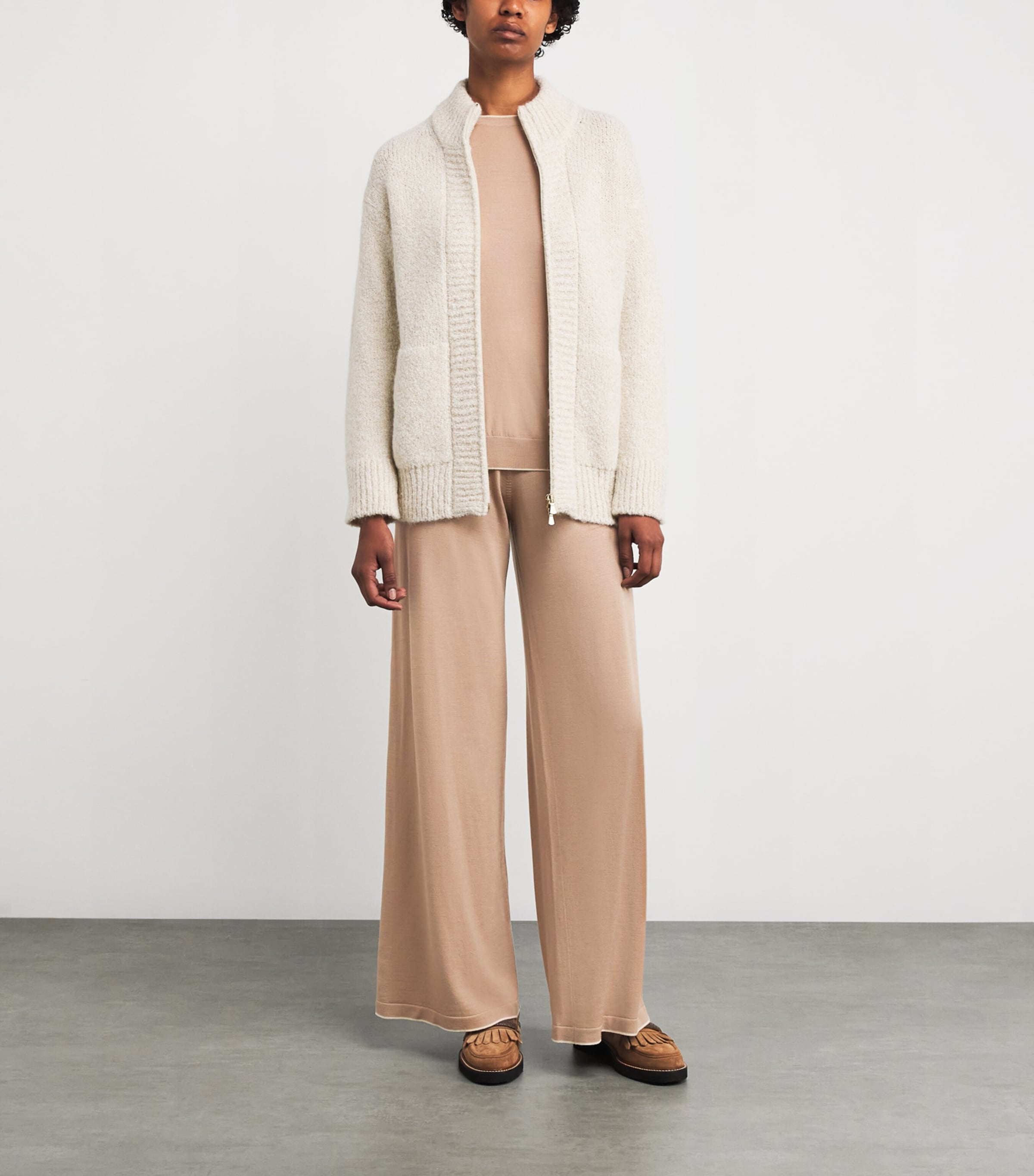 Wool Drawstring Trousers CAMMELLO, SABBIA Image 2