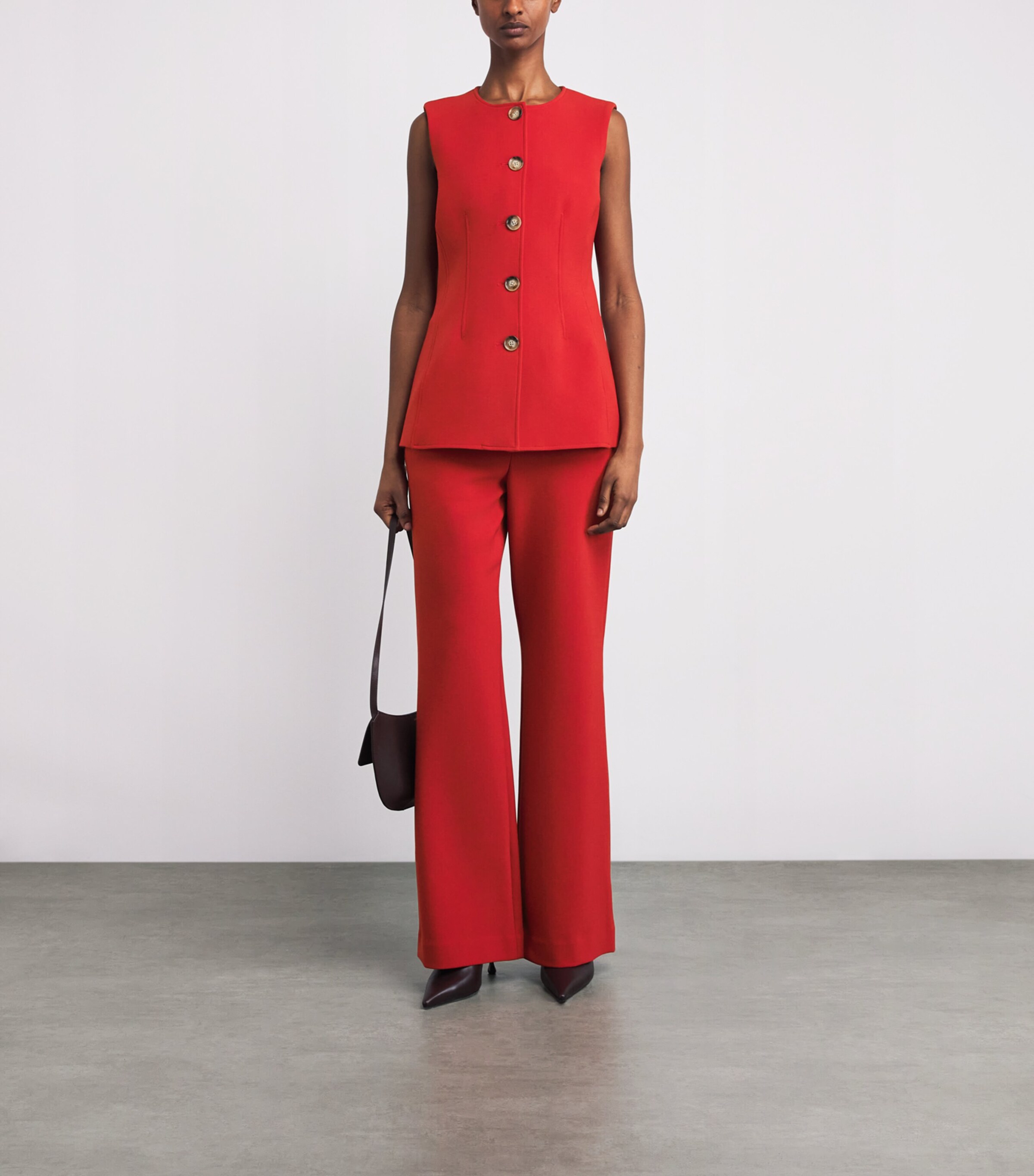 Tonelli Wide-Leg Trousers R0009 CARNELIAN RED Image 2