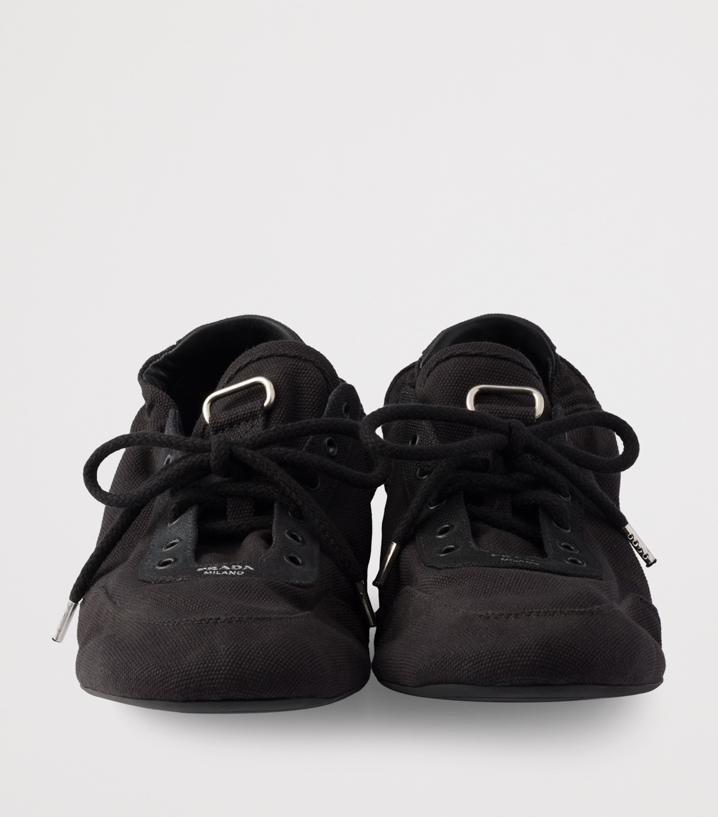 Cotton Canvas Collapse Sneakers F0002 Image 6