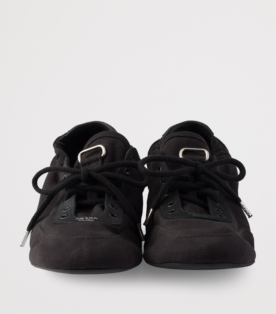 Cotton Canvas Collapse Sneakers F0002 Image 6