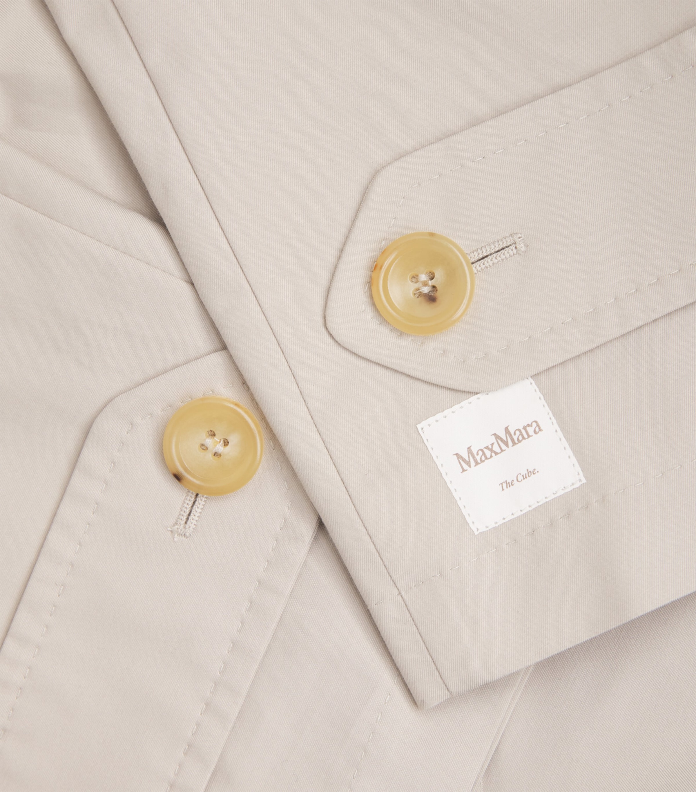 Belted Trench Coat ECRU Image 5