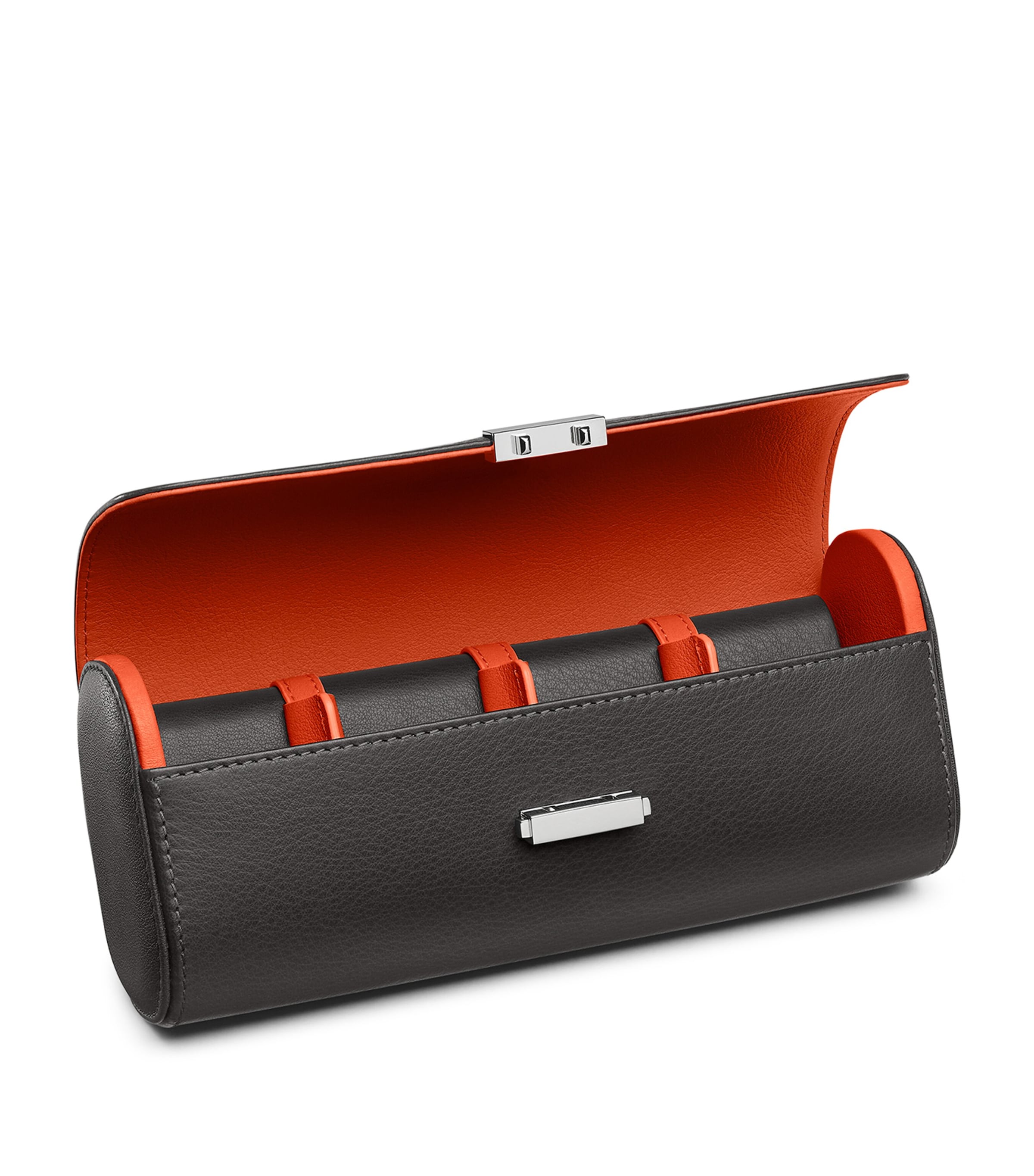 Scatola Del Tempo Leather Pochette Watch Case Grey Image 1