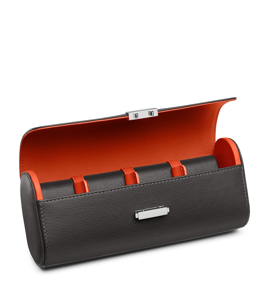Scatola Del Tempo Leather Pochette Watch Case Grey Image 1