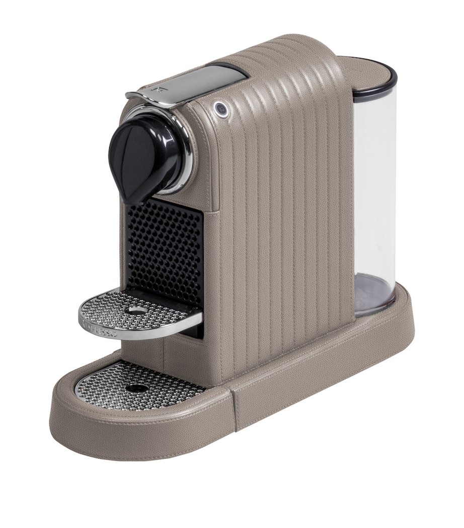 Giobagnara x Nespresso Leather Citiz Lines Coffee Machine Golf Stone Image 1