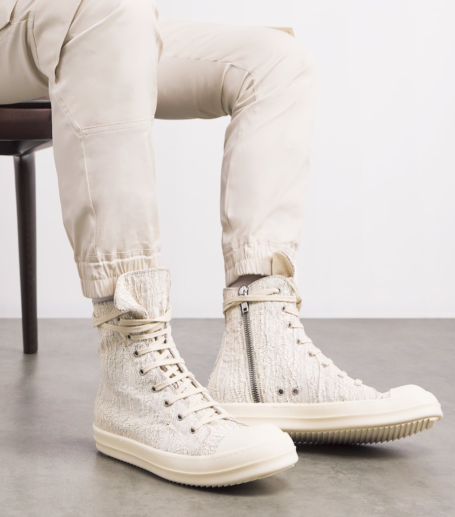 Drkshdw High-Top Sneakers 1111/MILK/MILK/MILK Image 2