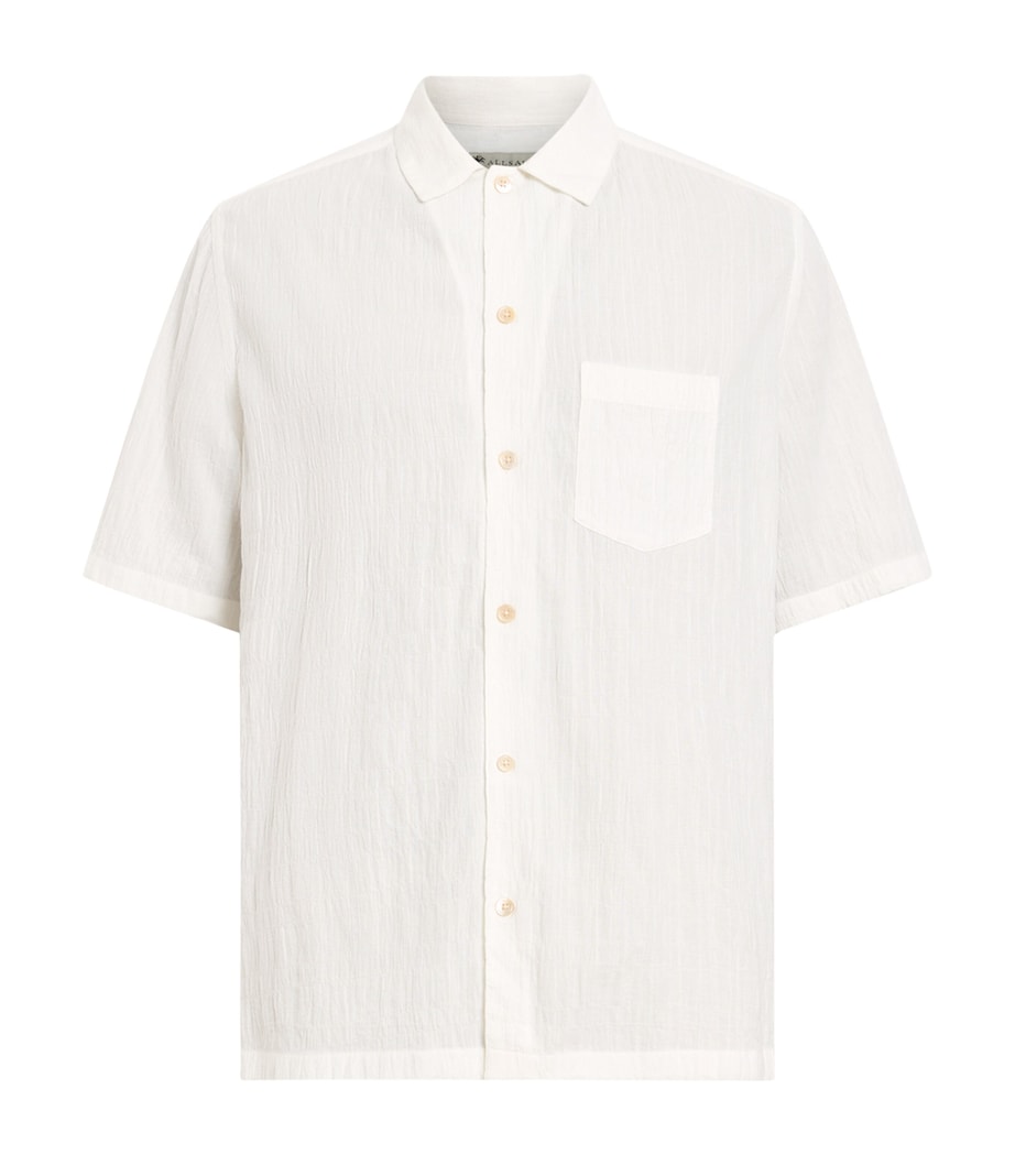Organic Cotton-Blend Walton Shirt OFF WHITE Image 1