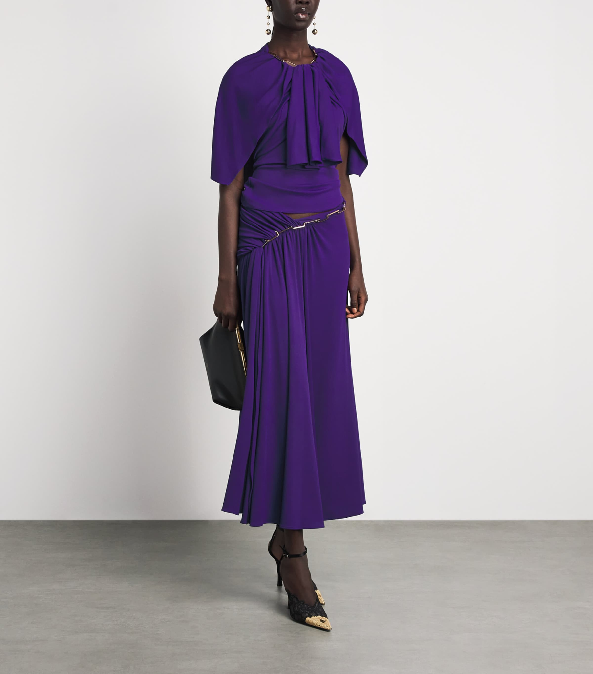 Rabanne Purple x Dinh Van Chain Cape Top | Harrods CA