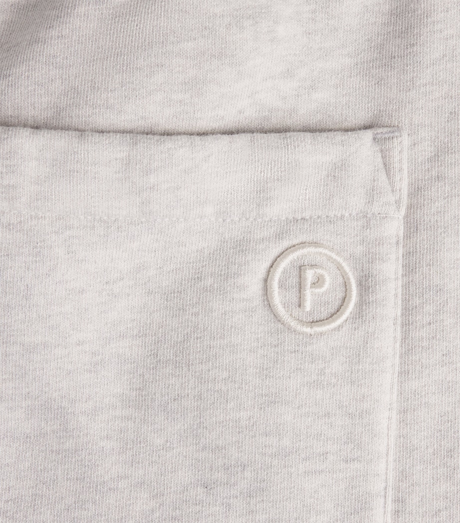 Picante Mens Organic Cotton Everyday Sweatpants Grey Marl Image 6