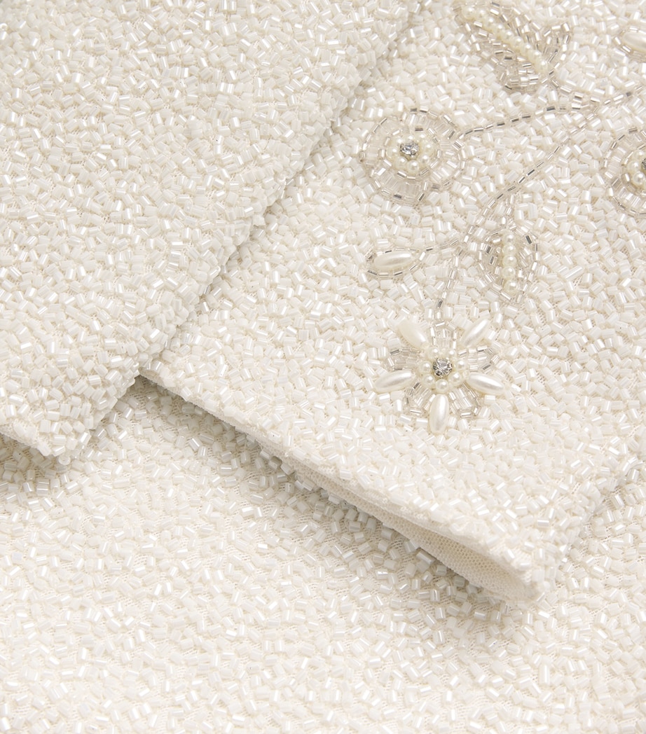 Embellished Twilight Mini Dress IVORY Image 5