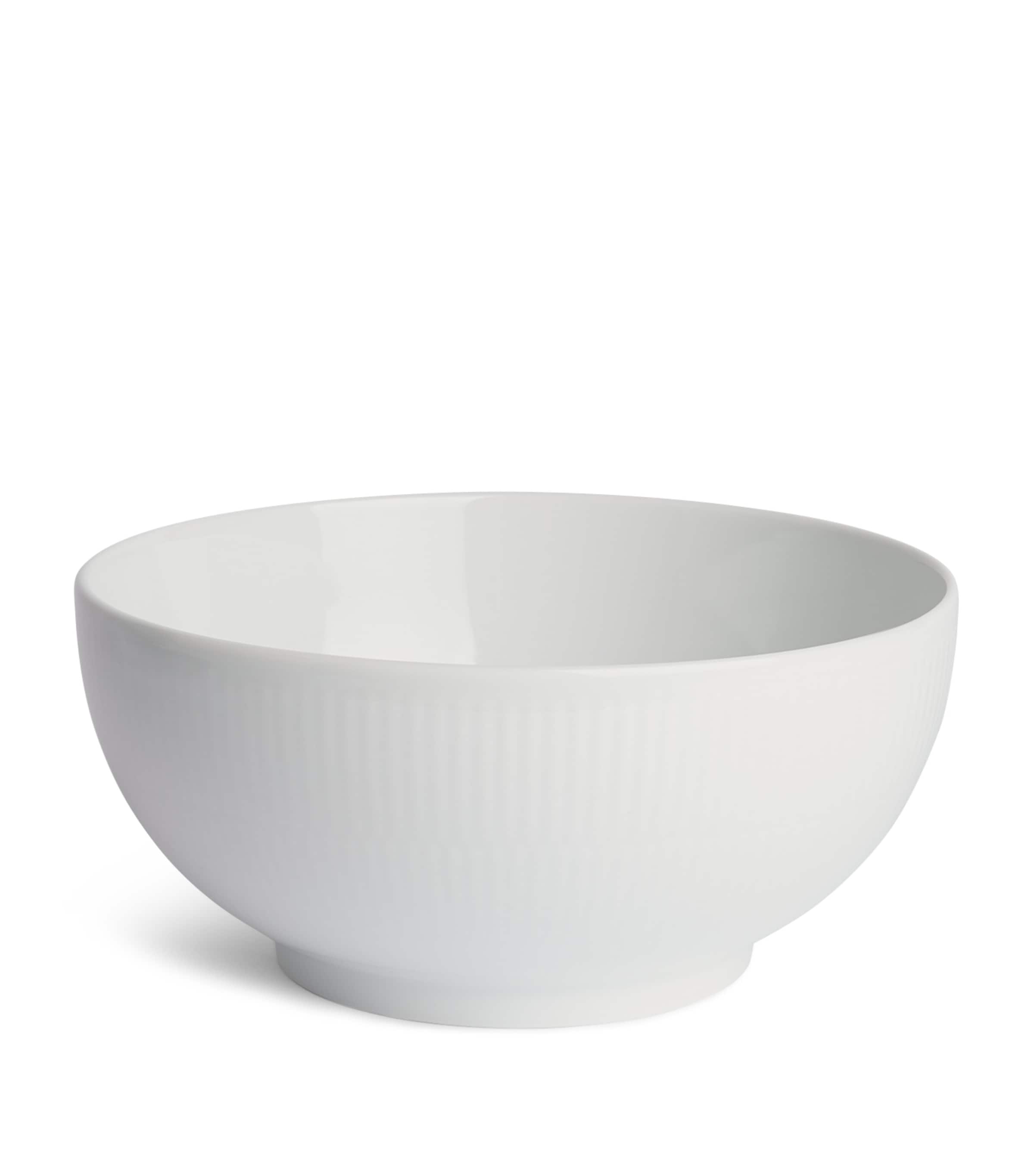 Royal Copenhagen White Fluted Bowl In White