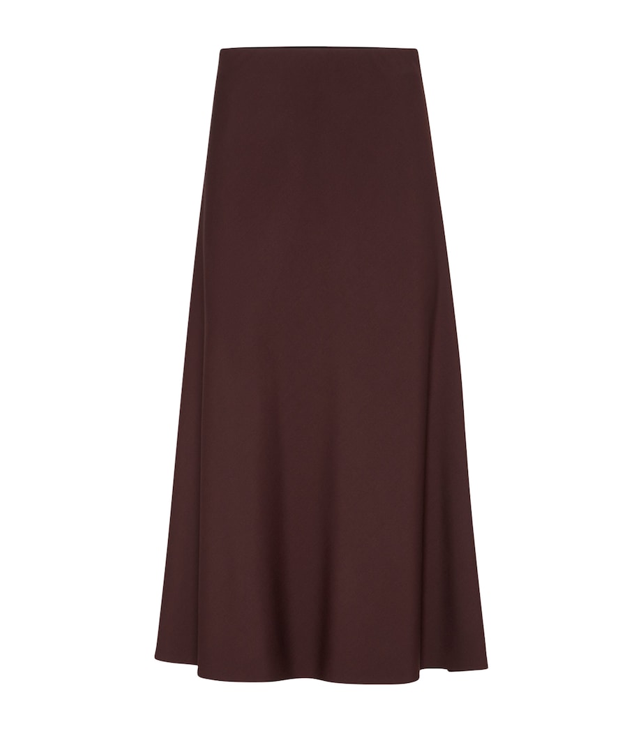Virgin Wool-Blend Twill Flute Skirt Skirt C4243 Image 1