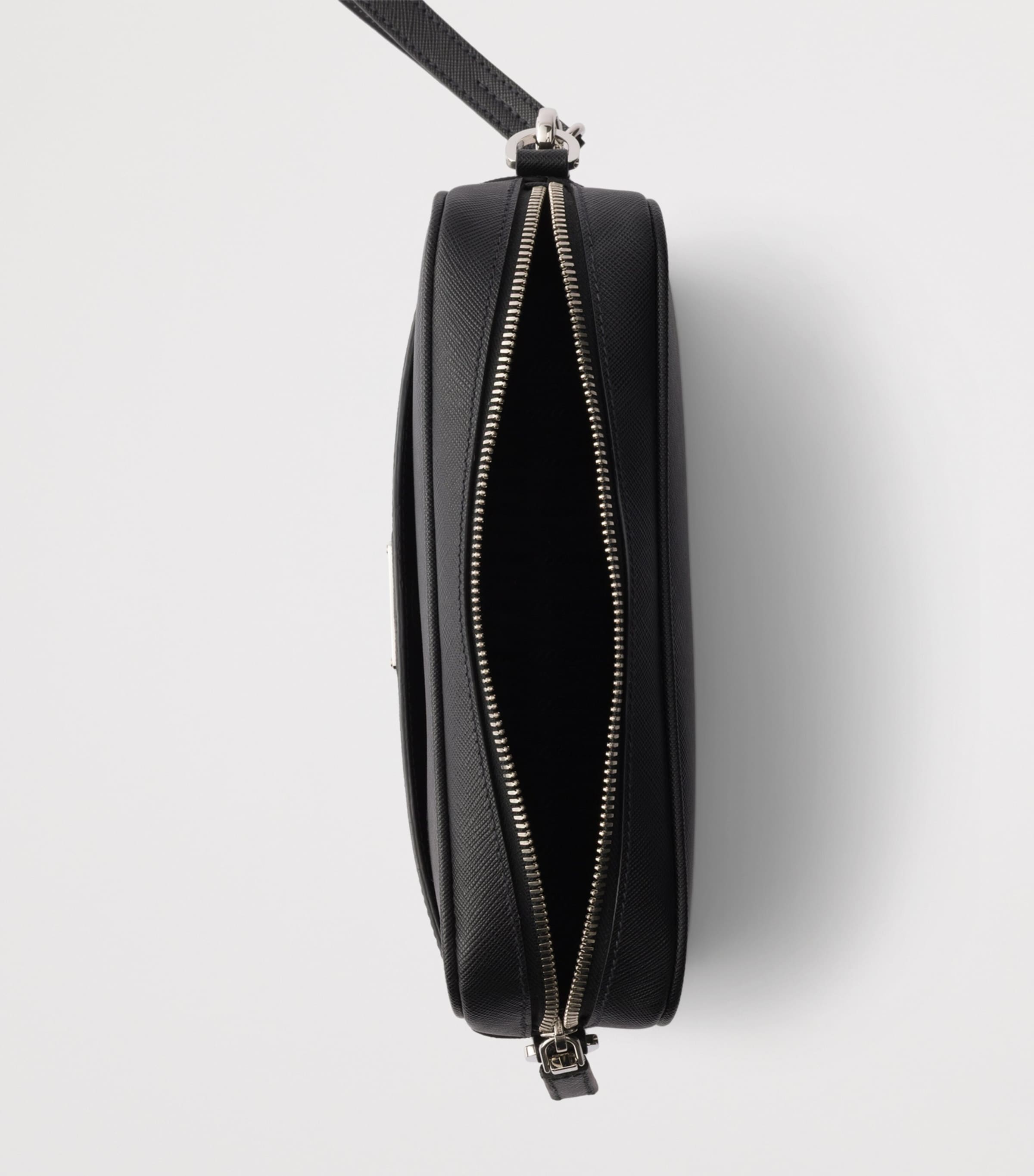 Prada Leather Cross-Body Bag Black Image 4