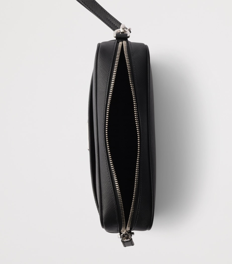 Prada Leather Cross-Body Bag Black Image 4