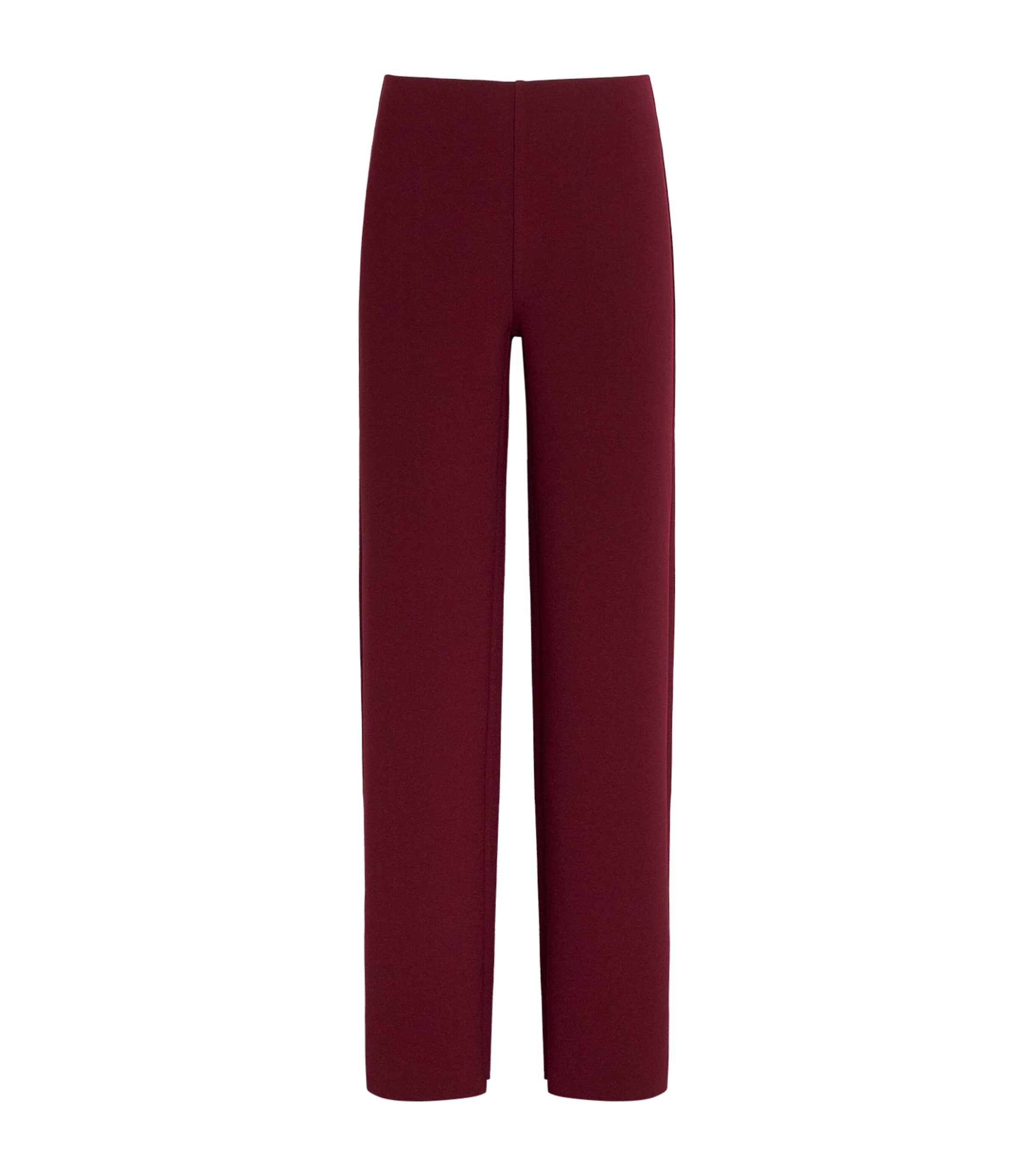 Birrot Lay 2 Straight Trousers In Burgundy