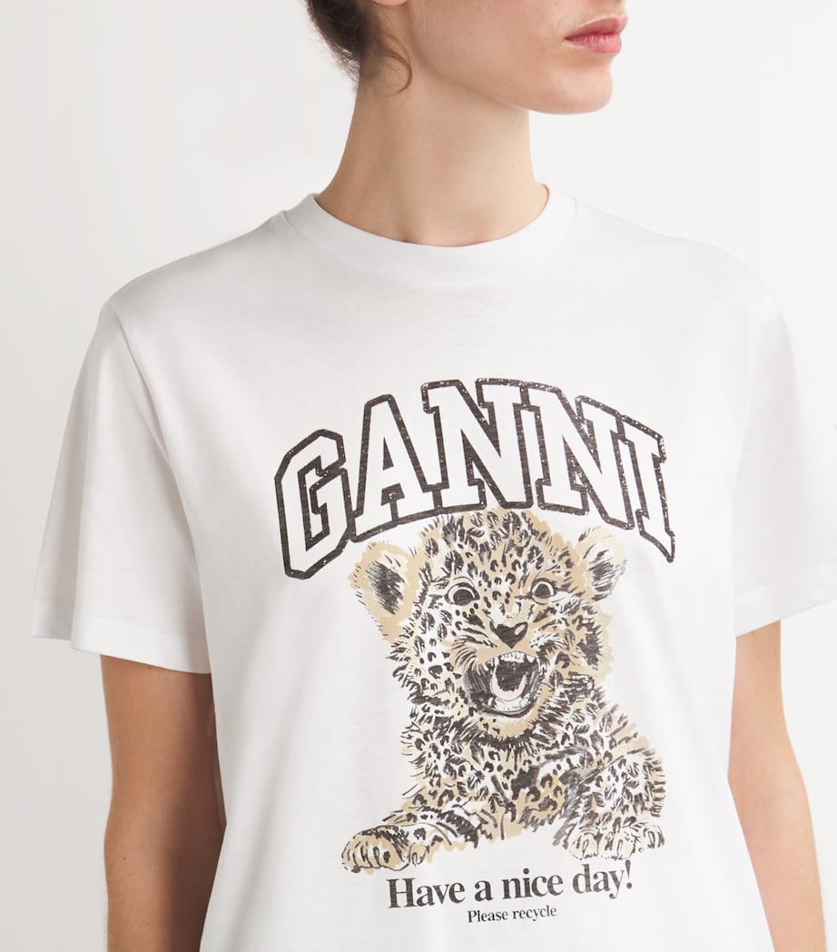 Cotton Leopard T-Shirt 943 LEOPARD Image 6