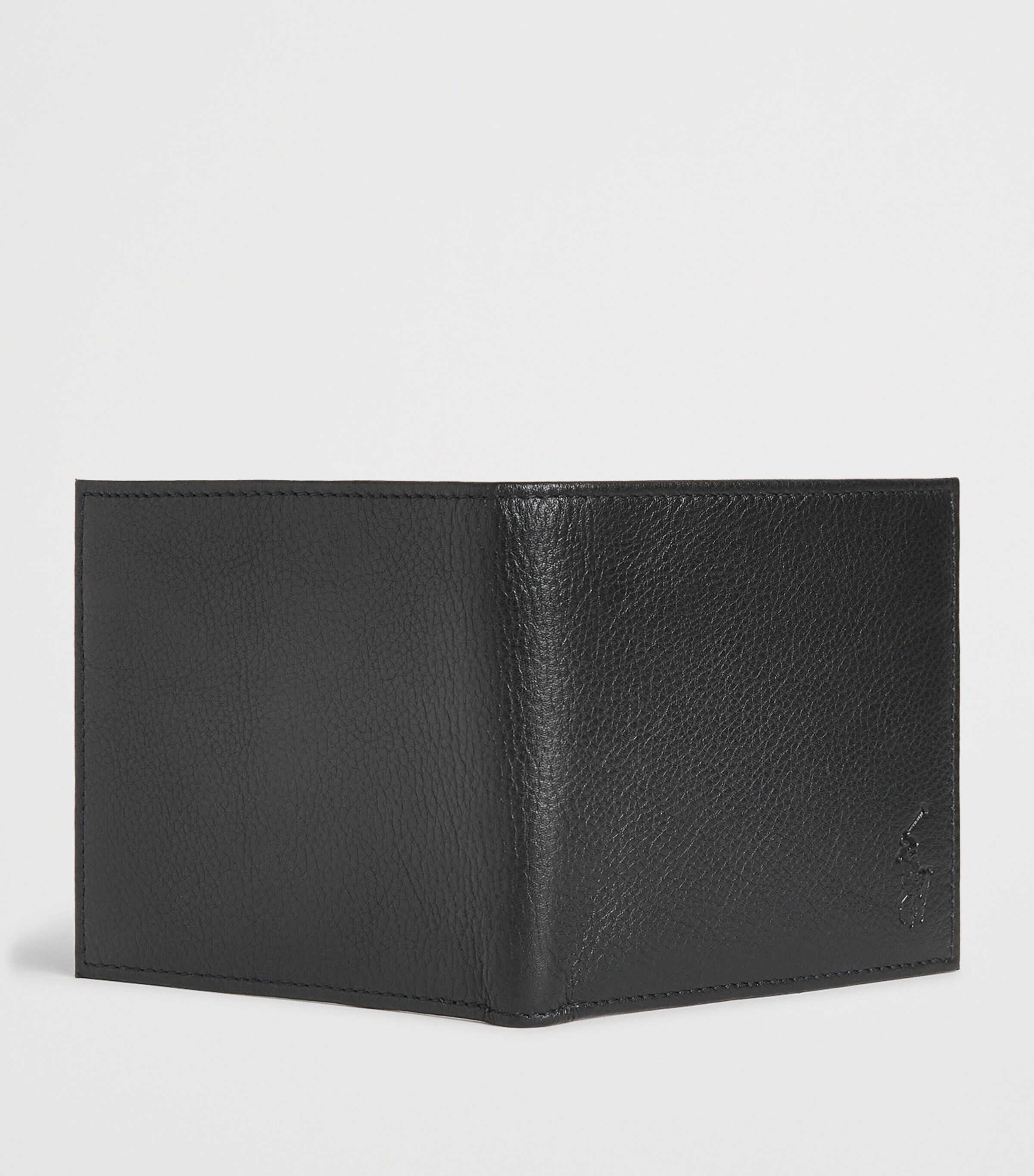 Polo Ralph Lauren Leather Polo Pony Wallet Black Image 3
