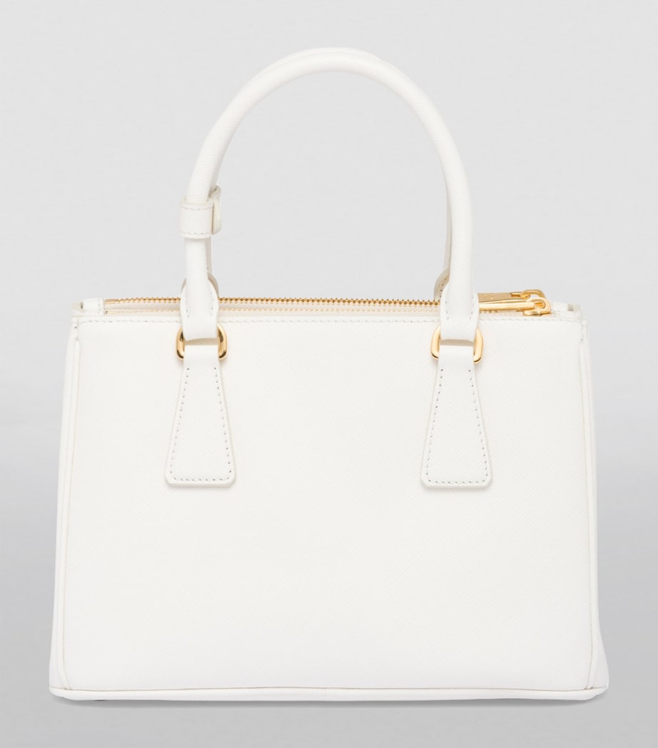Small Leather Galleria Saffiano Top-Handle Bag F0009 Image 4