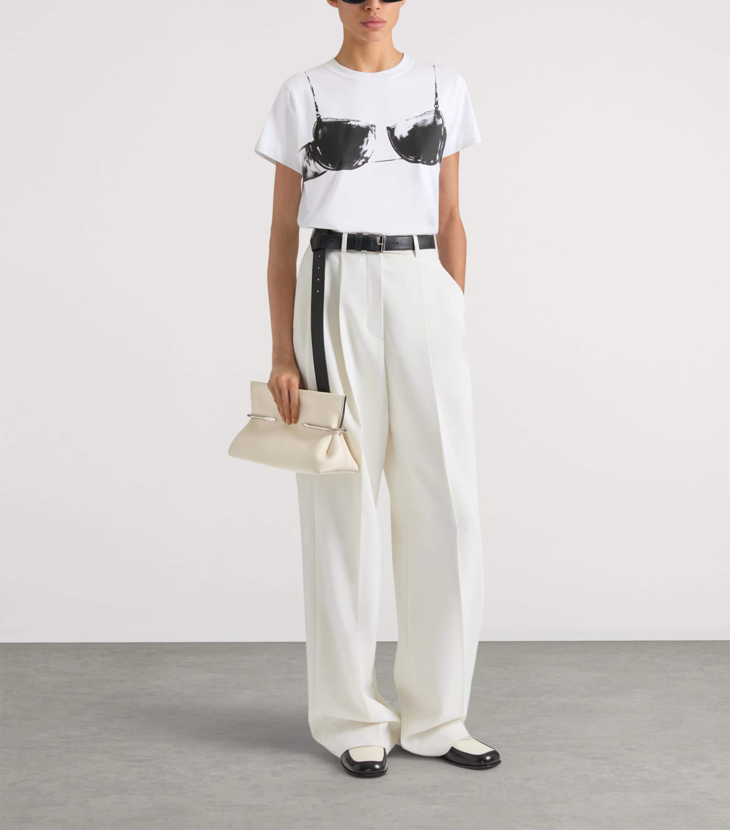 Givenchy Small Leather Soft Pinch Clutch Image 2