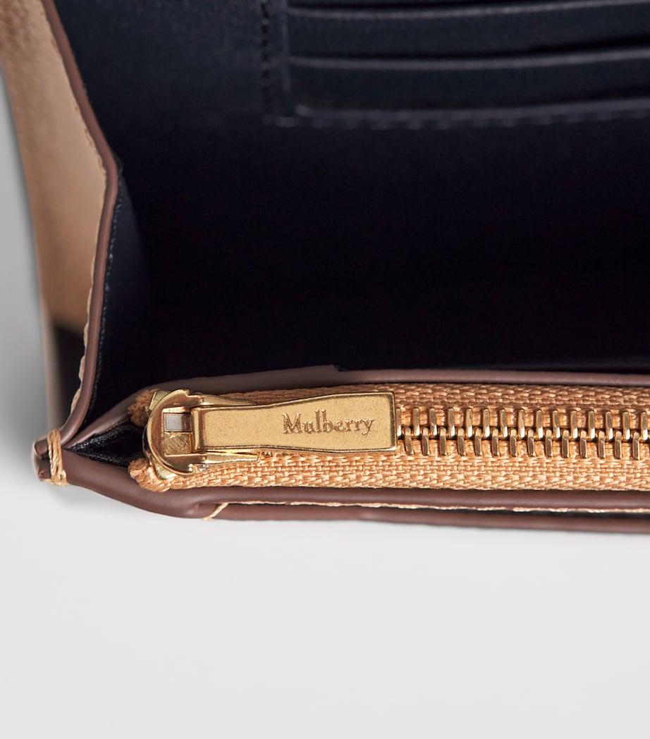 Mulberry Leather Folded Wallet Crumpet Image 3