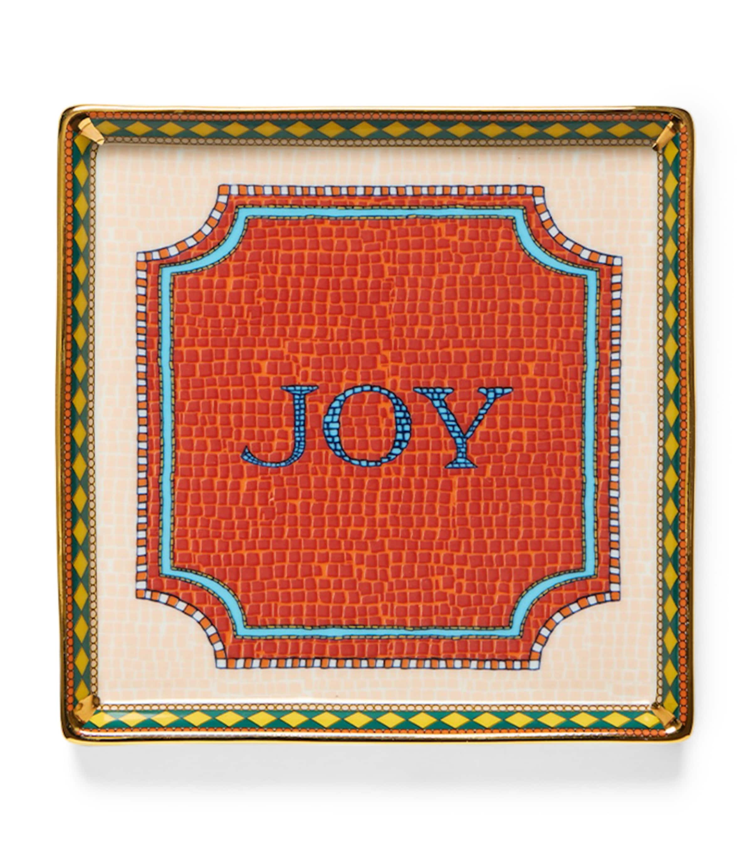 La Doublej Mini Porcelain Tray Coral Image 1