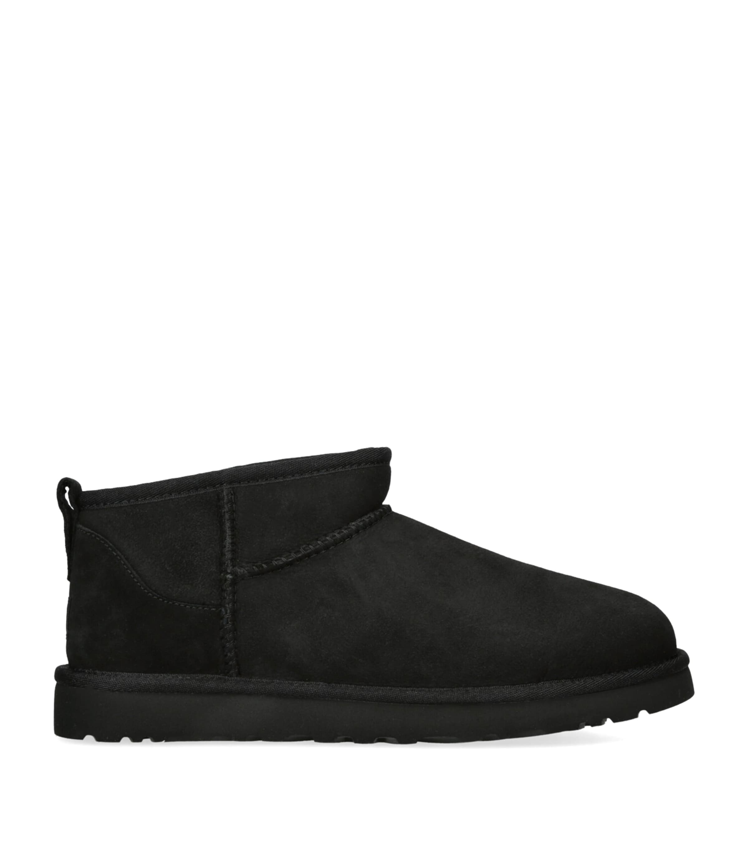 Ugg Suede Classic Ultra Mini Boots In Black