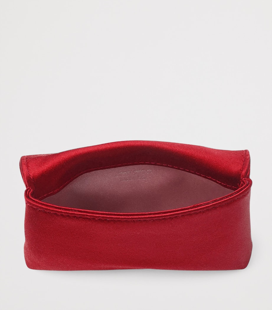 Soft Bow Card Holder RUBY RED/SILVER Image 5