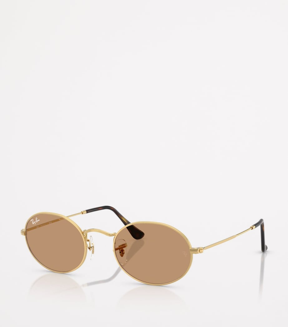 RB3547 Oval Metal Sunglasses 001/53 Image 2