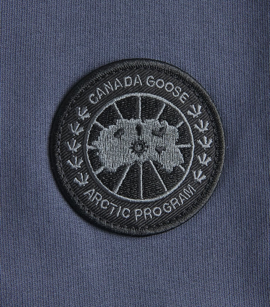 Canada Goose Mens Organic Cotton Loon Sweatpants Dusk Blue Image 6