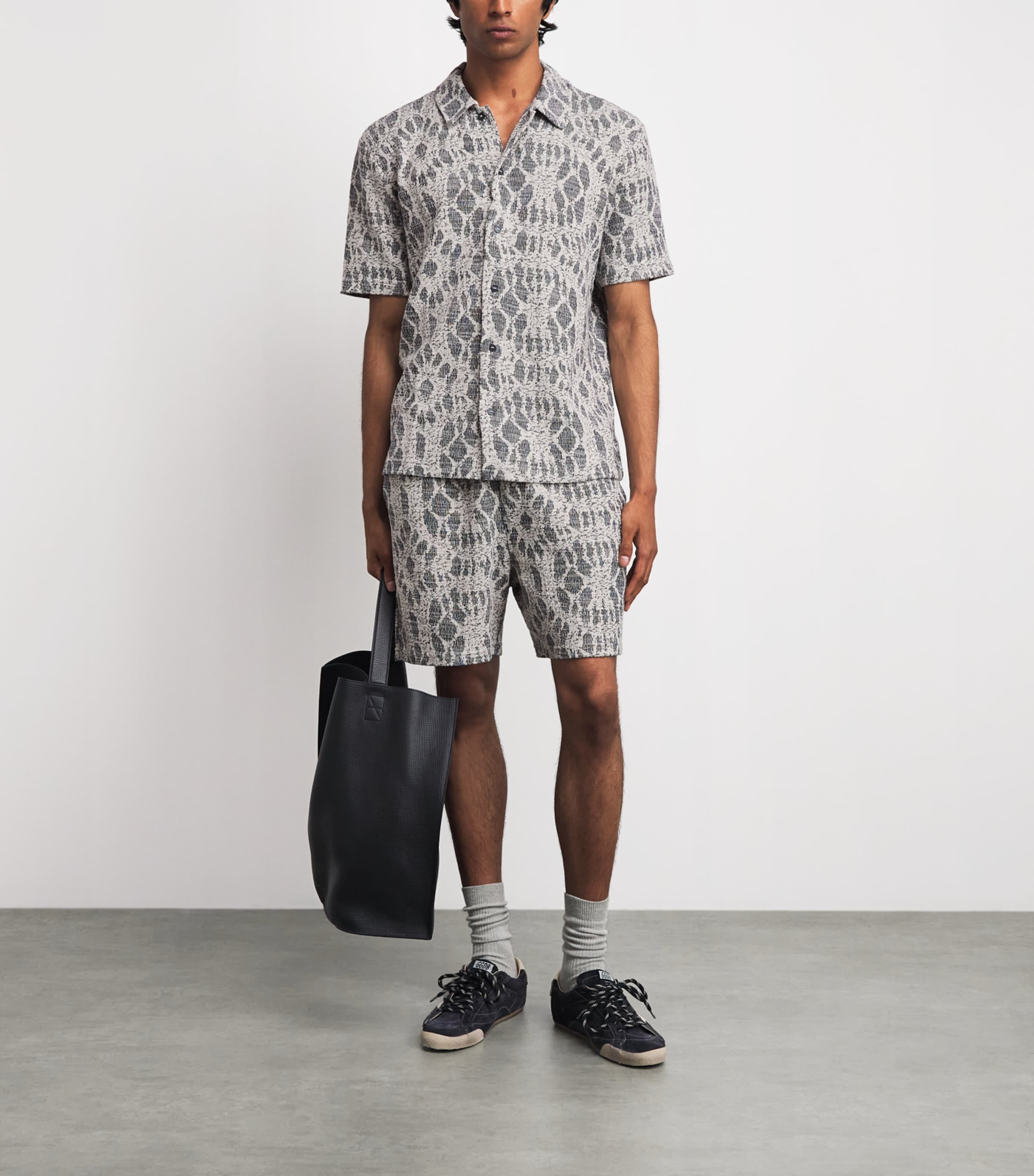 Samsøe Samsøe Mens Elasticated Sajabari Shorts Salute Symmetry Image 2
