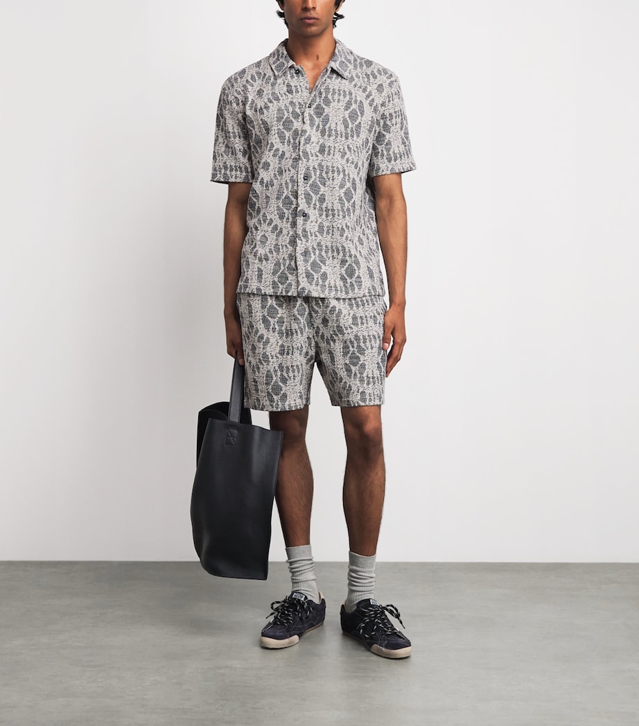 Samsøe Samsøe Mens Elasticated Sajabari Shorts Salute Symmetry Image 2