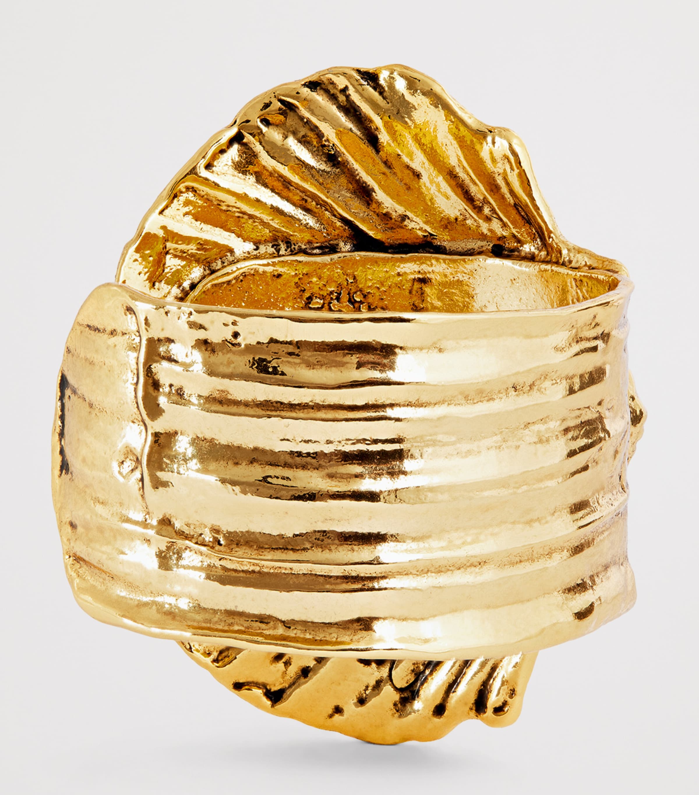 Rixo Gold-Tone Salene Shell Bracelet Gold Image 3