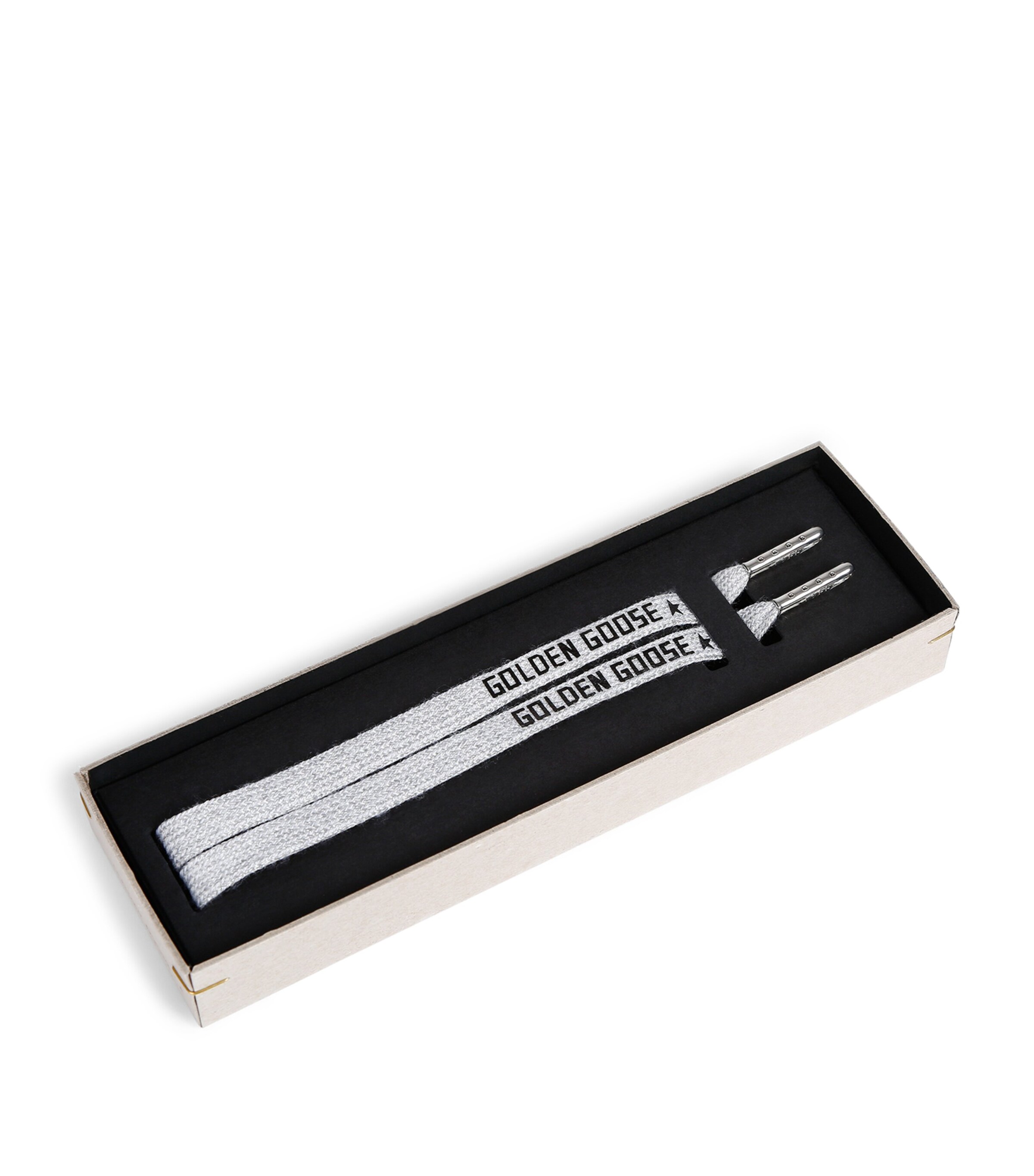 Logo Print Laces BLK/WHITE Image 2