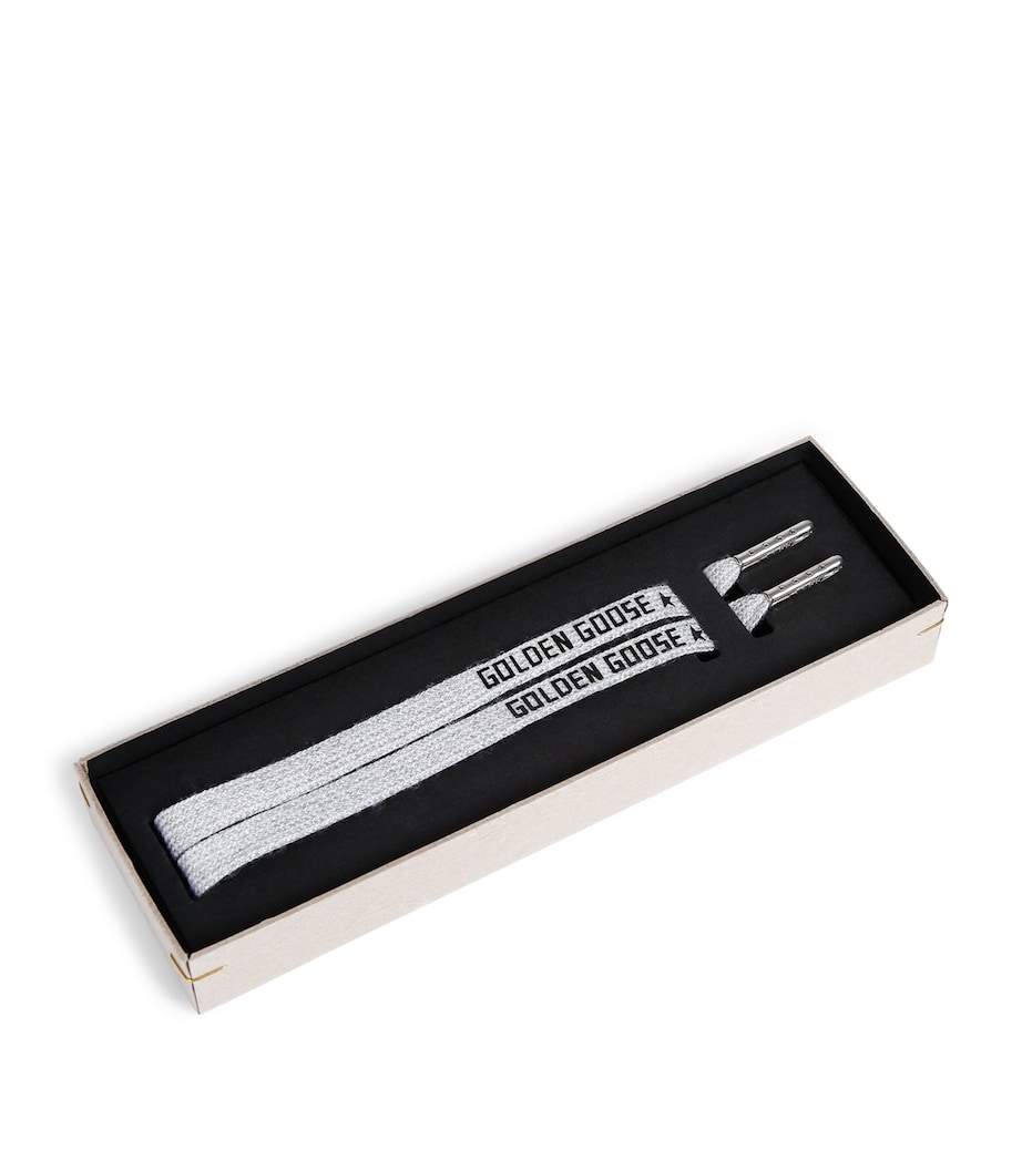 Logo Print Laces BLK/WHITE Image 2