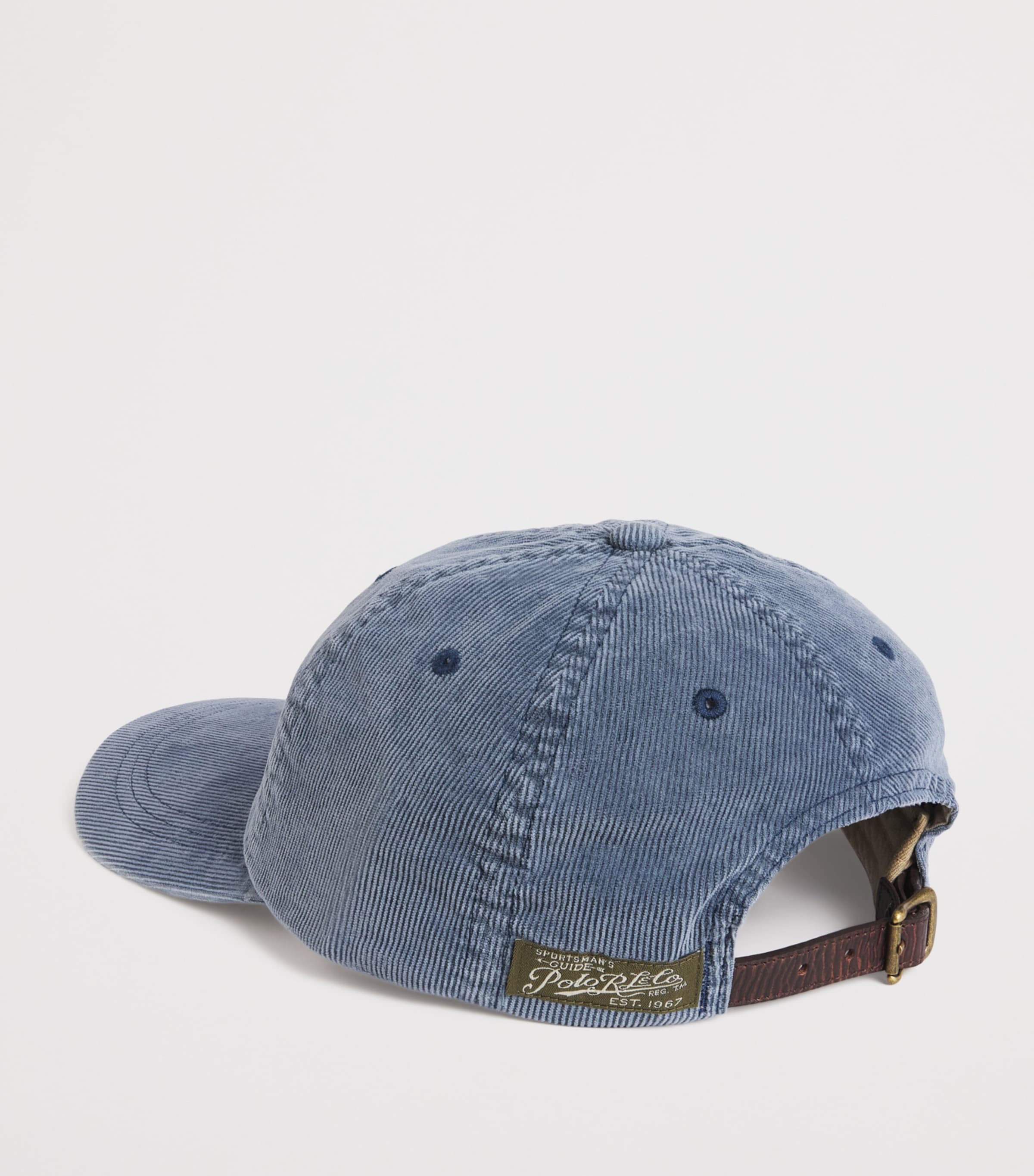 Corduroy Sportsman Baseball Cap FADED NAVY Image 2