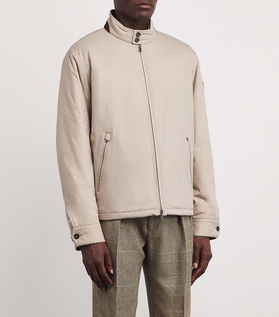 Suede-Collar Padded Jacket BEIGE/KHAKI Image 3